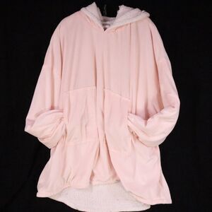 Pink Hoodie Blanket/shirt/jacket Extremely soft Fleece Lined